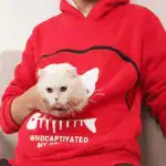 Cat Lovers Hoodie Cuddle Pouch - Image 3