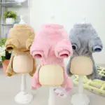 Fleece Pet Elastic Jumpsuit With Pull Ring - Image 10